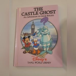 •Disney• Small World Library Book "The Castle Ghost"  w Mickey Mouse